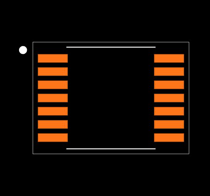 AD8668ARUZ-REEL Footprint