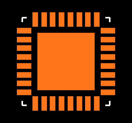 AD9215BCPZ-105 Footprint