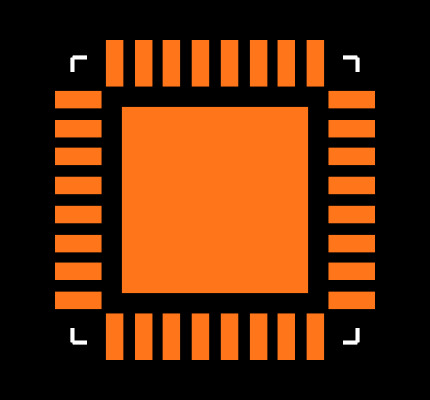 AD9215BCPZ-65 Footprint
