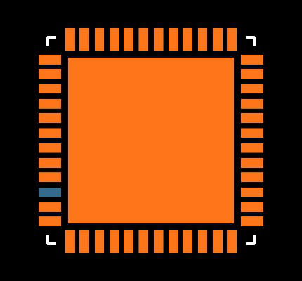 AD9253BCPZ-125 Footprint