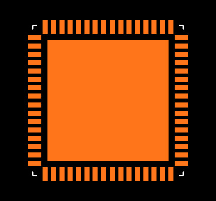 AD9613BCPZ-210 Footprint