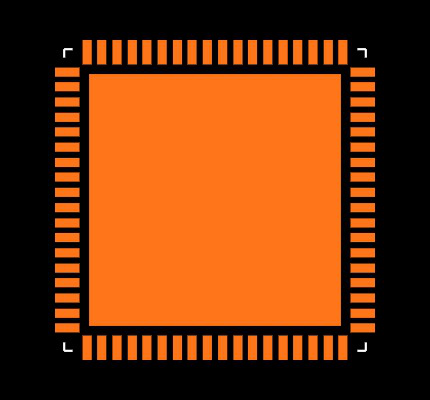 AD9741BCPZ Footprint