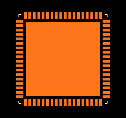 AD9747BCPZRL Footprint
