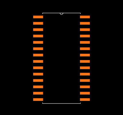 AD9754AR Footprint