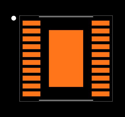 AD9834BRUZ-REEL7 Footprint