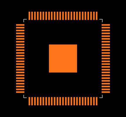 AD9910BSVZ Footprint