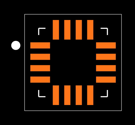 ADA4351-2ACPZ Footprint