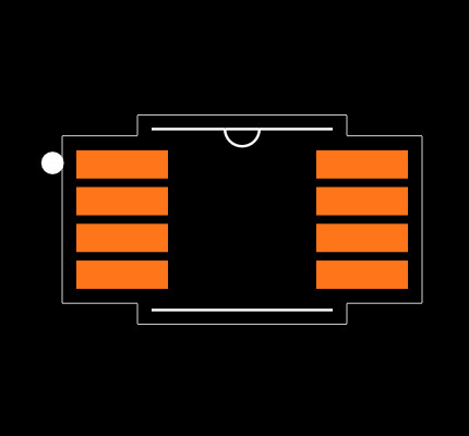ADA4528-2ARMZ-RL Footprint