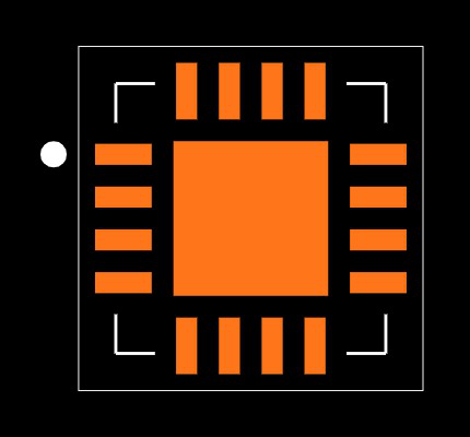 ADA4622-4ACPZ-R7 Footprint