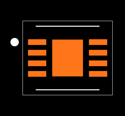 ADA4637-1ACPZ-R2 Footprint
