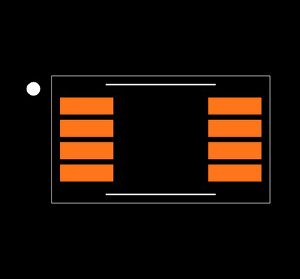 ADA4805-2ARMZ-R7 Footprint