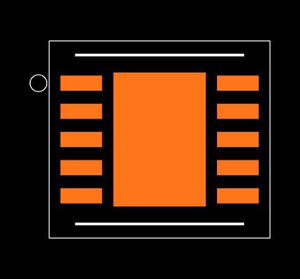 ADA4807-2ACPZ-R7 Footprint