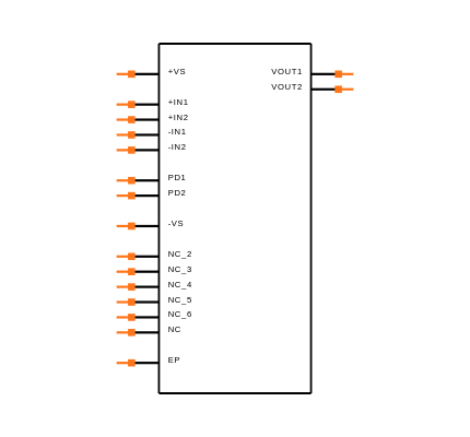 ADA4850-2YCPZ-RL7 Symbol