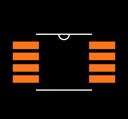 ADA4896-2ARMZ Footprint