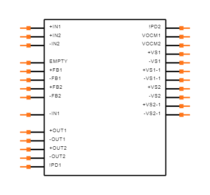 ADA4932-2YCPZ-R7 Symbol