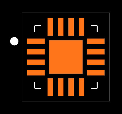 ADA4945-1ACPZ-R7 Footprint