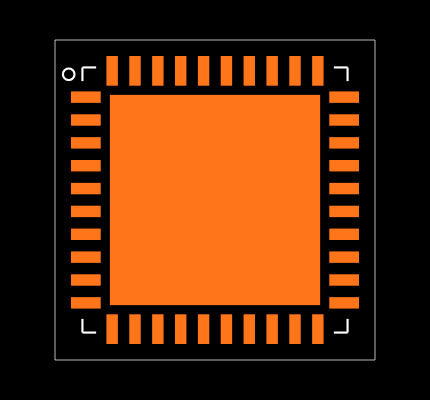 ADAS3023BCPZ Footprint
