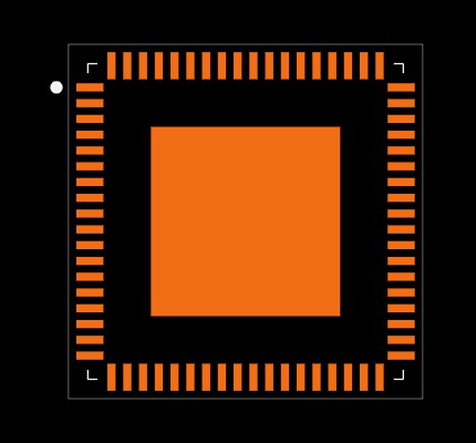 ADAU1452WBCPZ-RL Footprint