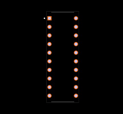 ADC0820CCN Footprint