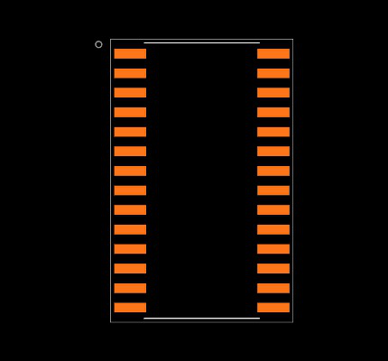 ADE7762ARWZ Footprint