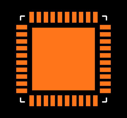 ADE7816ACPZ Footprint