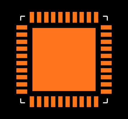 ADE7816ACPZ-RL Footprint