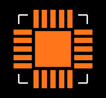 ADF4106BCPZ-RL Footprint