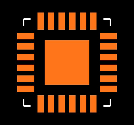 ADF4150BCPZ-RL7 Footprint