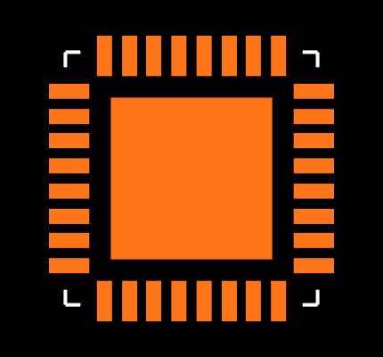 ADF4193BCPZ Footprint