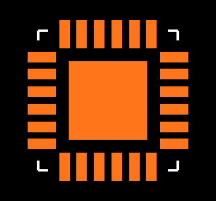 ADF4252BCPZ Footprint