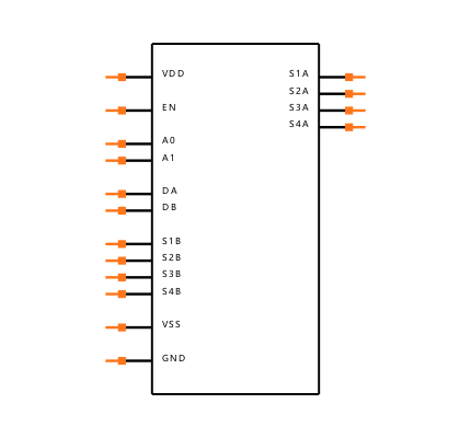 ADG1409YRUZ Symbol