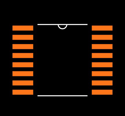 ADG1411YRUZ Footprint