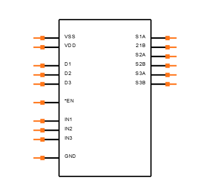 ADG1433YRUZ-REEL7 Symbol