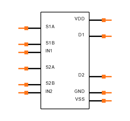 ADG1436YRUZ Symbol