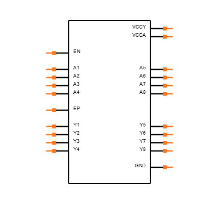 ADG3308BCPZ-REEL Symbol
