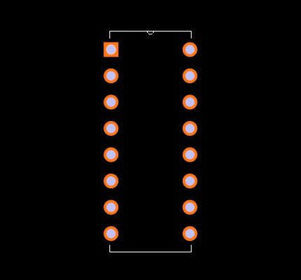 ADG509ATQ/883B Footprint