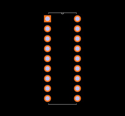 ADG528AKNZ Footprint