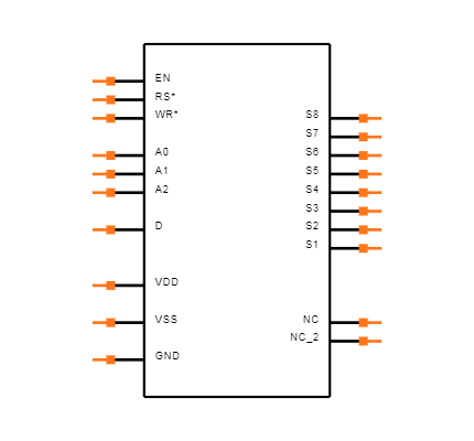 ADG528FBP Symbol