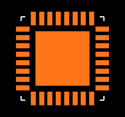 ADL5243ACPZ-R7 Footprint