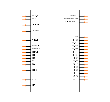 ADL5243ACPZ-R7 Symbol