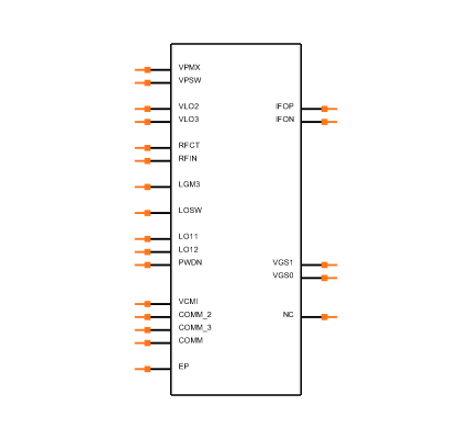 ADL5363ACPZ-R7 Symbol