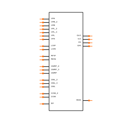 ADL5387ACPZWP Symbol