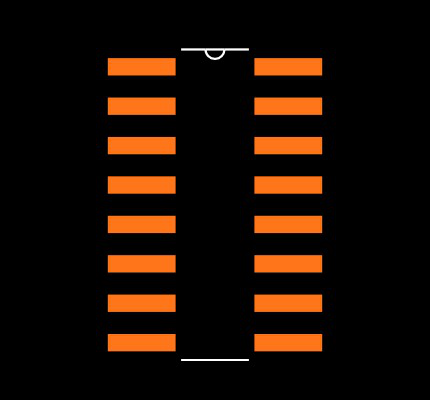 ADM202JRNZ Footprint