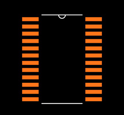 ADM207EARUZ Footprint