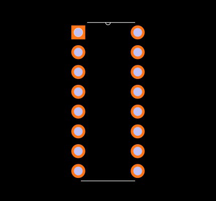 ADM232LJNZ Footprint