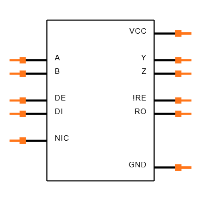 ADM3067ETRZ-EP Symbol
