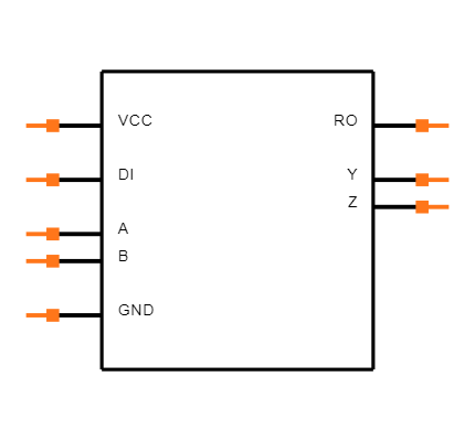 ADM3077EYRZ Symbol
