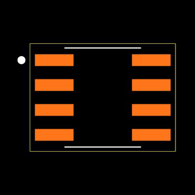 ADM3485ARZ-REEL7 Footprint
