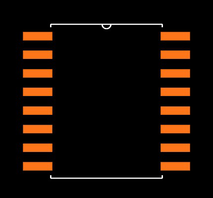 ADM691AARWZ Footprint