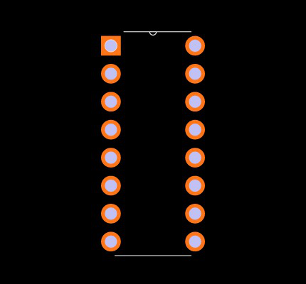 ADM691ANZ Footprint
